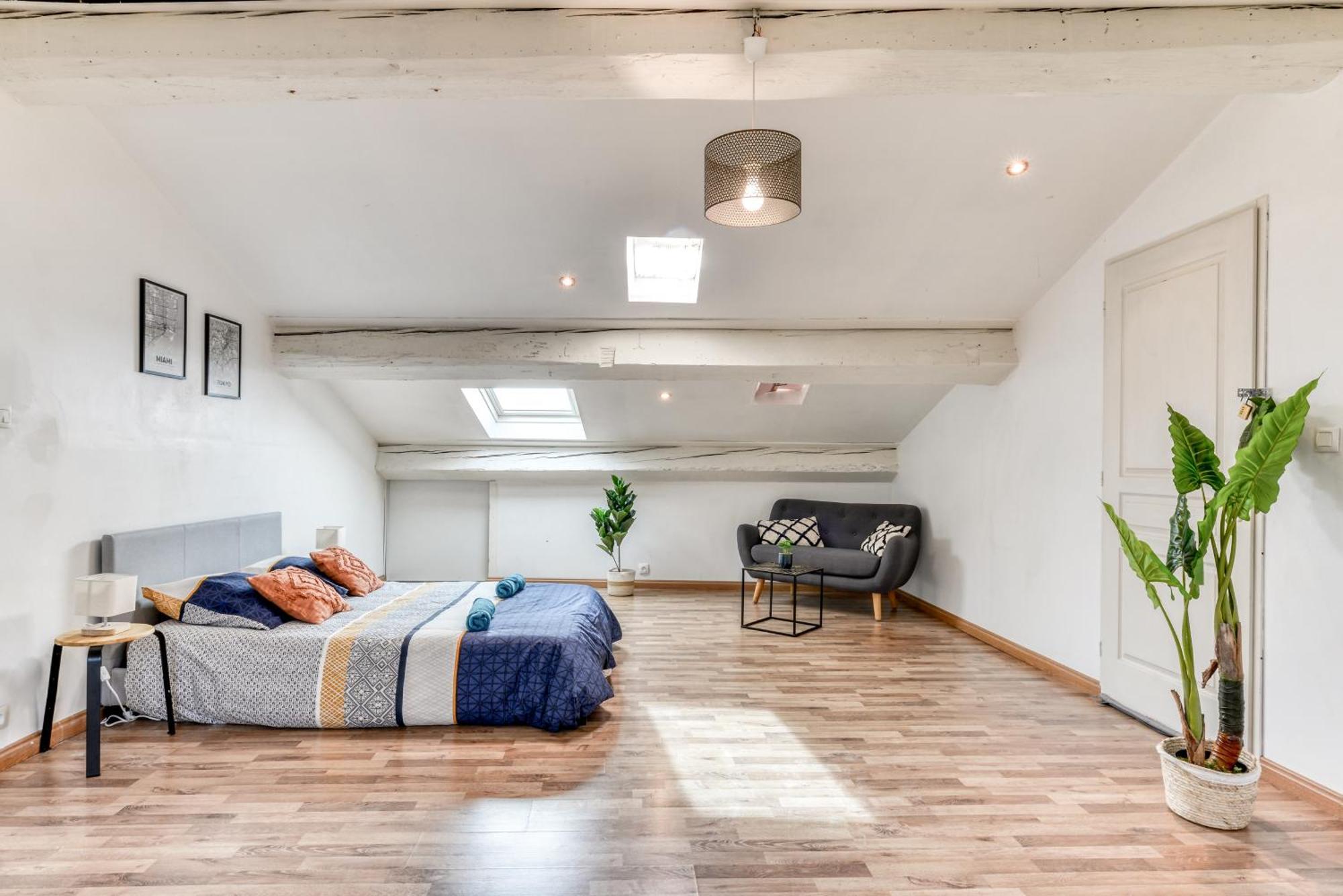 Le Marty - Wifi - Central - Climatison - Parking Gratuit Carcassonne Bagian luar foto